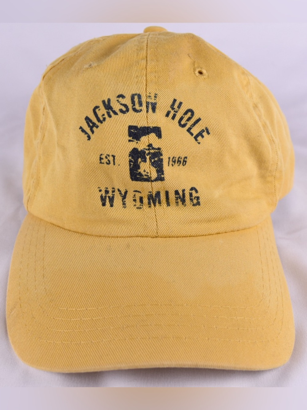 Ouray Yellow Cap with Black Logo Patch